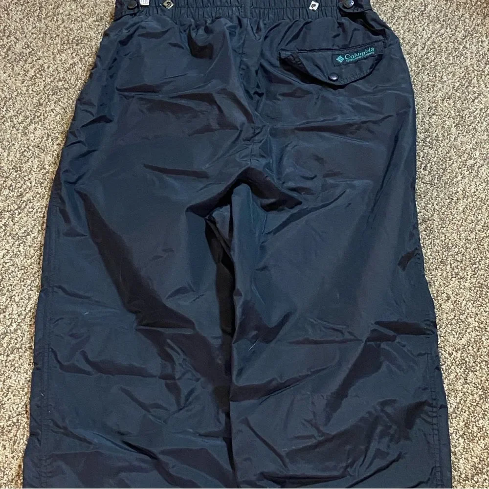 Columbia Sportswear Company Black Snow Pants with Elastic Cuffs Men’s Size L